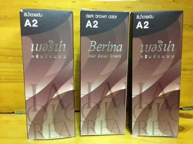 Thuốc Nhuộm tóc BERINA A1, A2 Chính Hãng Thái