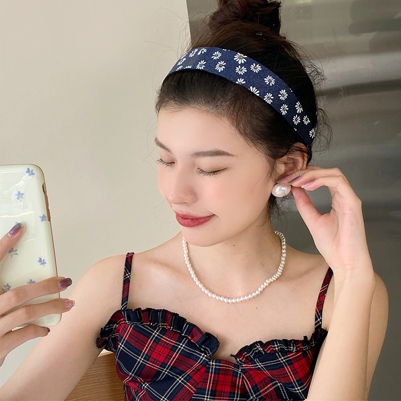 Băng Đô Dán Tóc Hình Hoa Cúc Nhỏ Dễ Thương Dành Cho Nữ