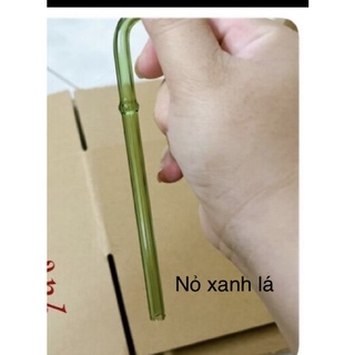 Ống màu thuỷ tinh fi6 uốn hình