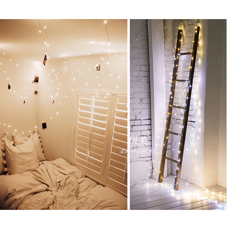 Dây đèn led Fairy Light trang trí, đèn đom đóm nhấp nháy siêu đẹp - GGTeam