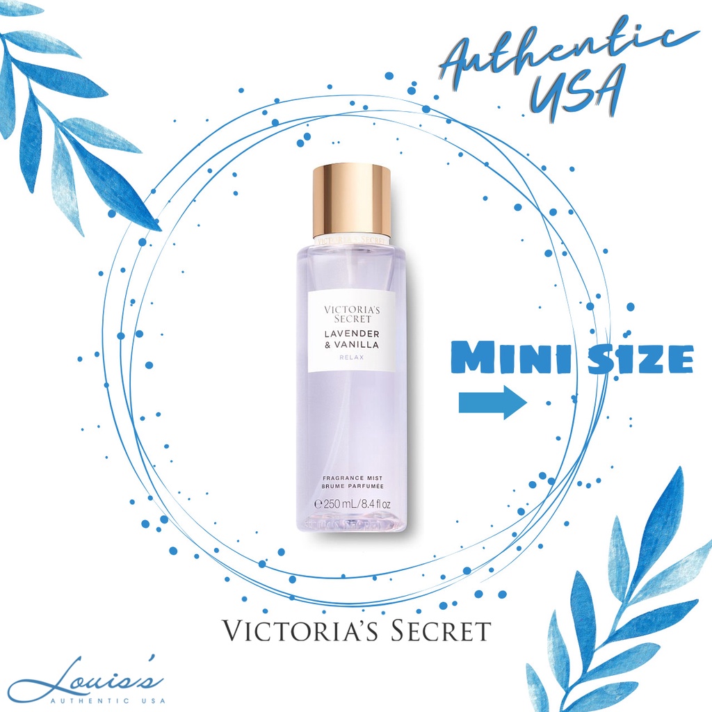 [ Mini 10ml & 36ml ] LAVENDER & VANILLA - Body mist / Xịt thơm toàn thân Victoria's Secret Mỹ