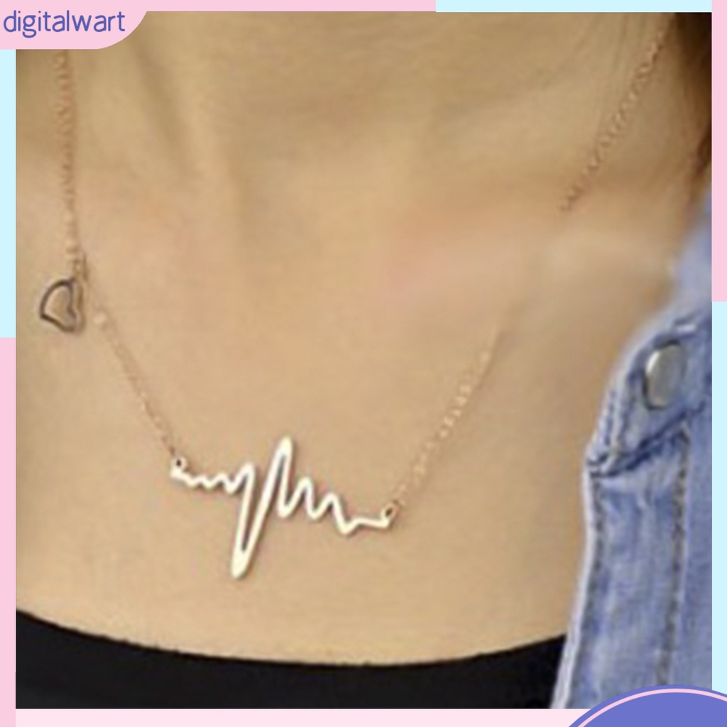 Dây Chuyền Mặt Hình Nhịp Tim Độc Đáo Cho Nữ