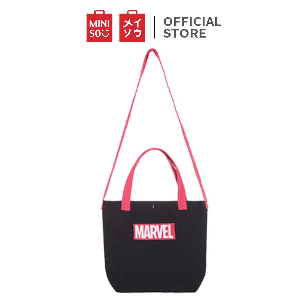 [Mã MINI11FFF giảm 5% đơn 150K] Túi đeo chéo Miniso hình Marvel (Đen) - Hàng chính hãng