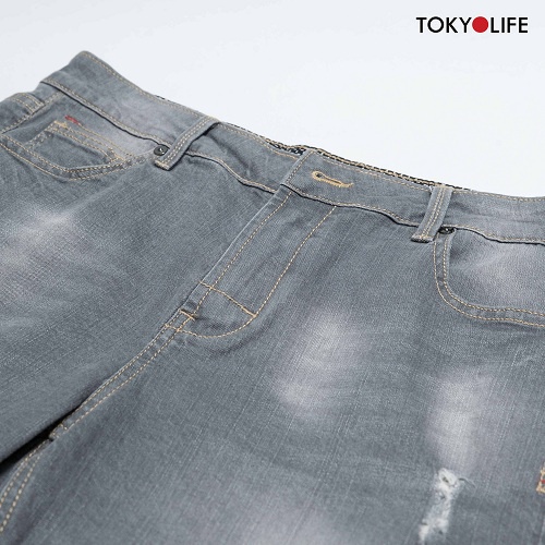 [Mã WABRTKL12 giảm 10% đơn 250K] Quần Shorts Jean Nam TOKYOLIFE I725-069E | BigBuy360 - bigbuy360.vn