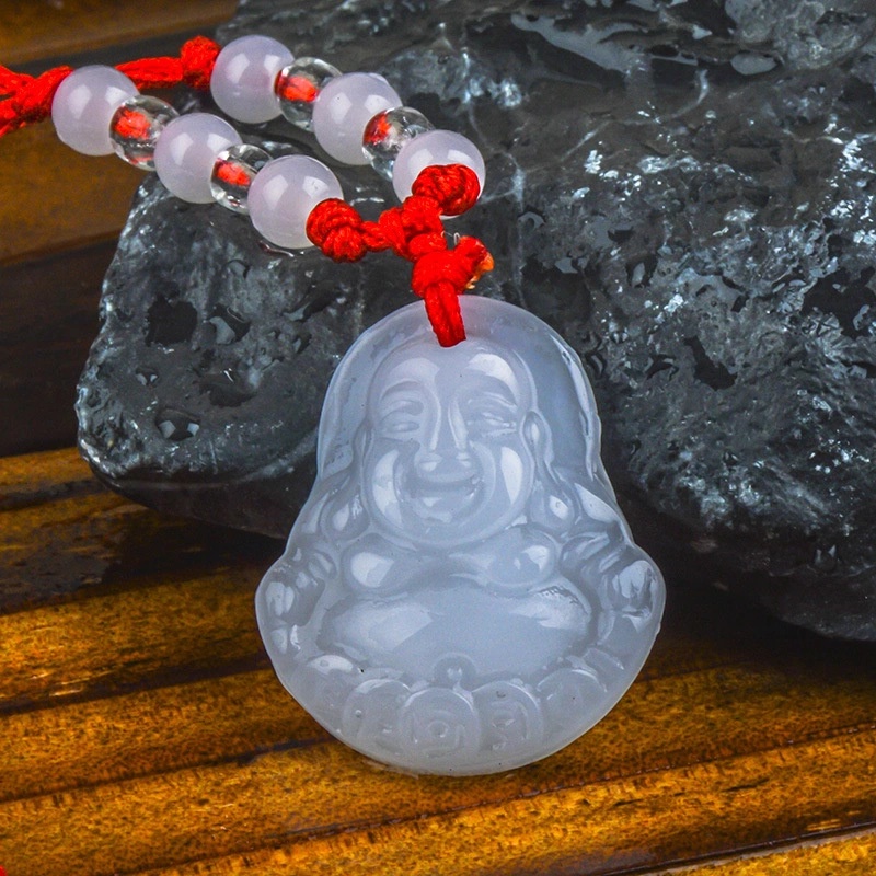 Mặt Vòng cổ Ngọc Bích Đan Móc Khóa / Hoa Sen / Phật Giáo / GuanYin / Pixiu