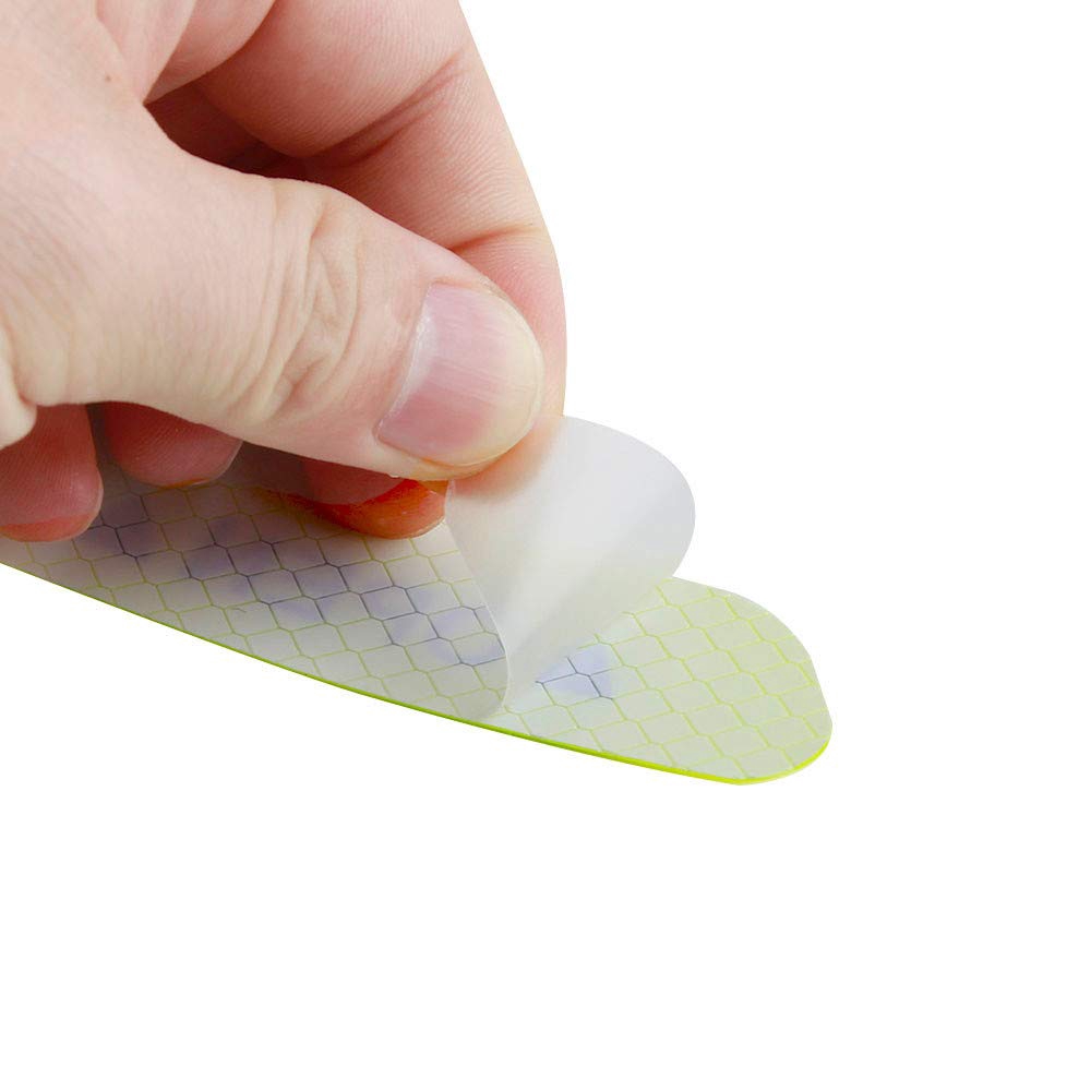 Bộ 4 Miếng Dán Phản Quang An Toàn Cho Cửa Xe Hơi Vào Ban Đêm