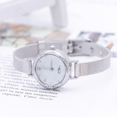 Đồng hồ nữ mặt nhỏ đính đá dây da cao cấp chống nước chống xước - 3 màu: Trắng - Xanh ngọc - Hồng | BigBuy360 - bigbuy360.vn