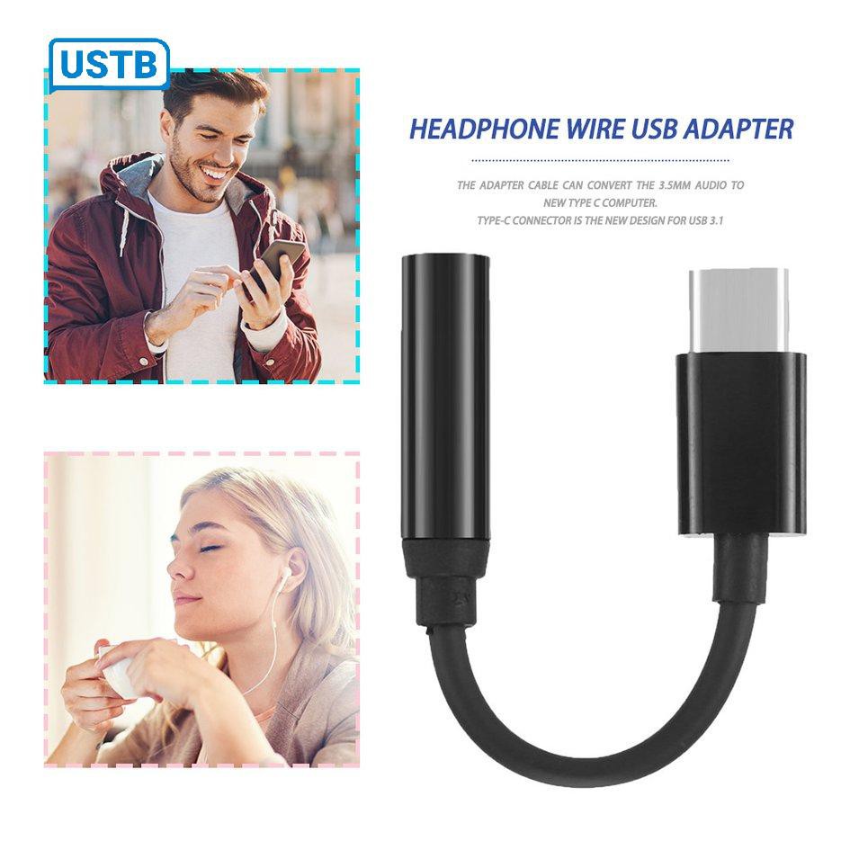 /Cáp tai nghe mini chuyển đổi giắc cắm Loại C sang giắc cắm 3,5 mm / USB 3.1 Loại C sang 3,5