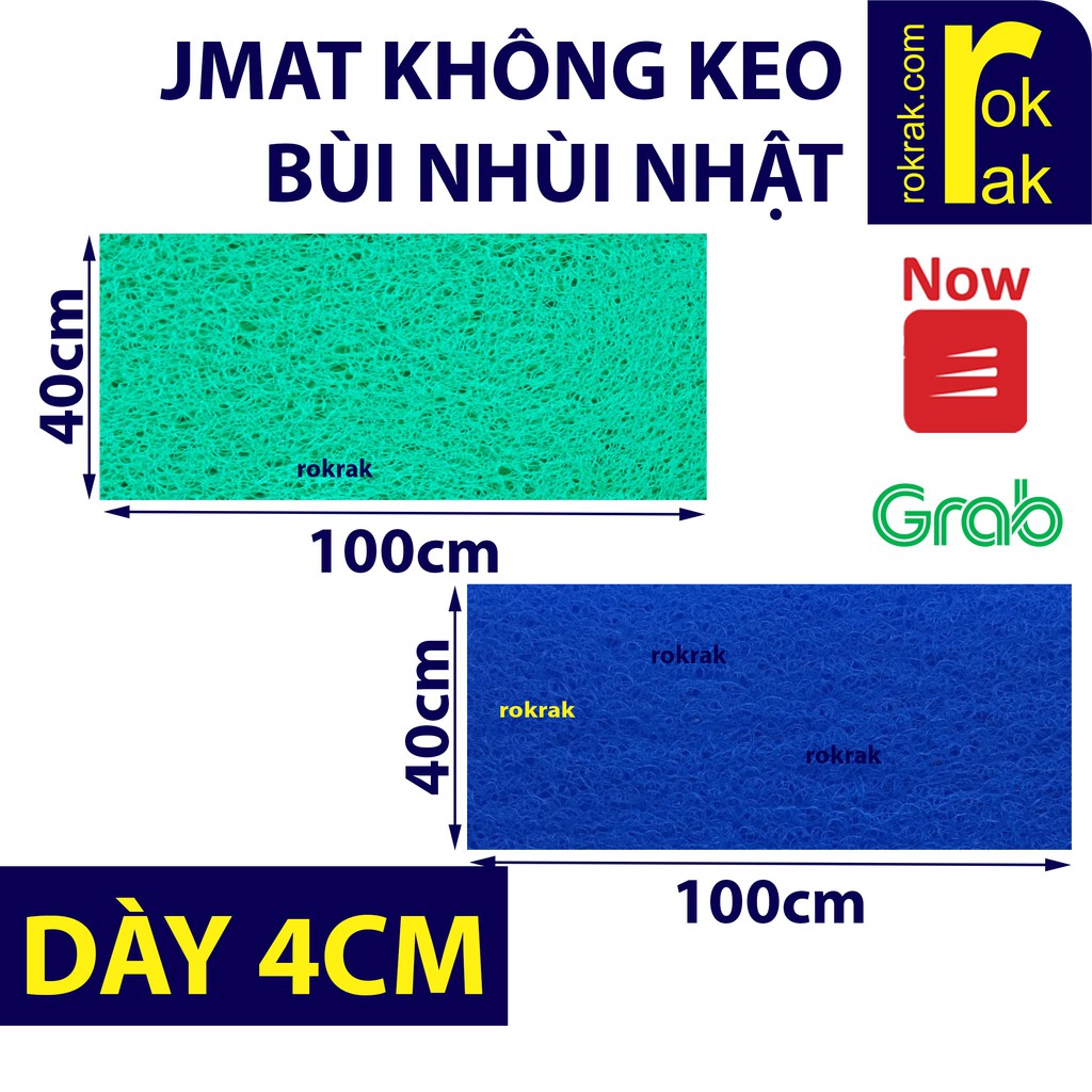 Jmat Bùi Nhùi Không keo tấm 40x100cm lọc vi sinh hồ cá cảnh