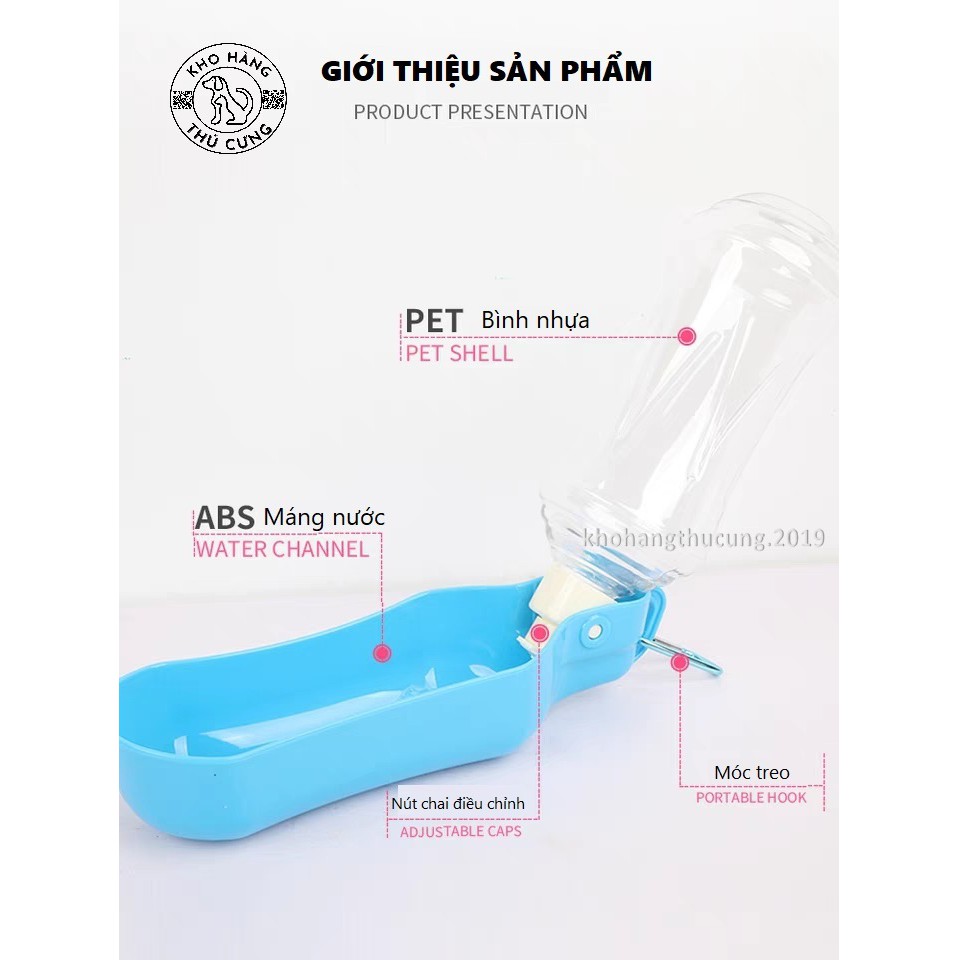 BÌNH NƯỚC CHO PET- ĐEM THEO DU LỊCH TIỆN DỤNG