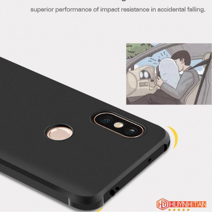 Ốp lưng Xiaomi Redmi Note 6 Pro cao su chống sốc Cocose