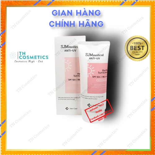 Kem chống nắng SJMmedical Anti U-V, KCN SJMmedical Anti U-V 50g SPF 50+ PA++++ KCN1031