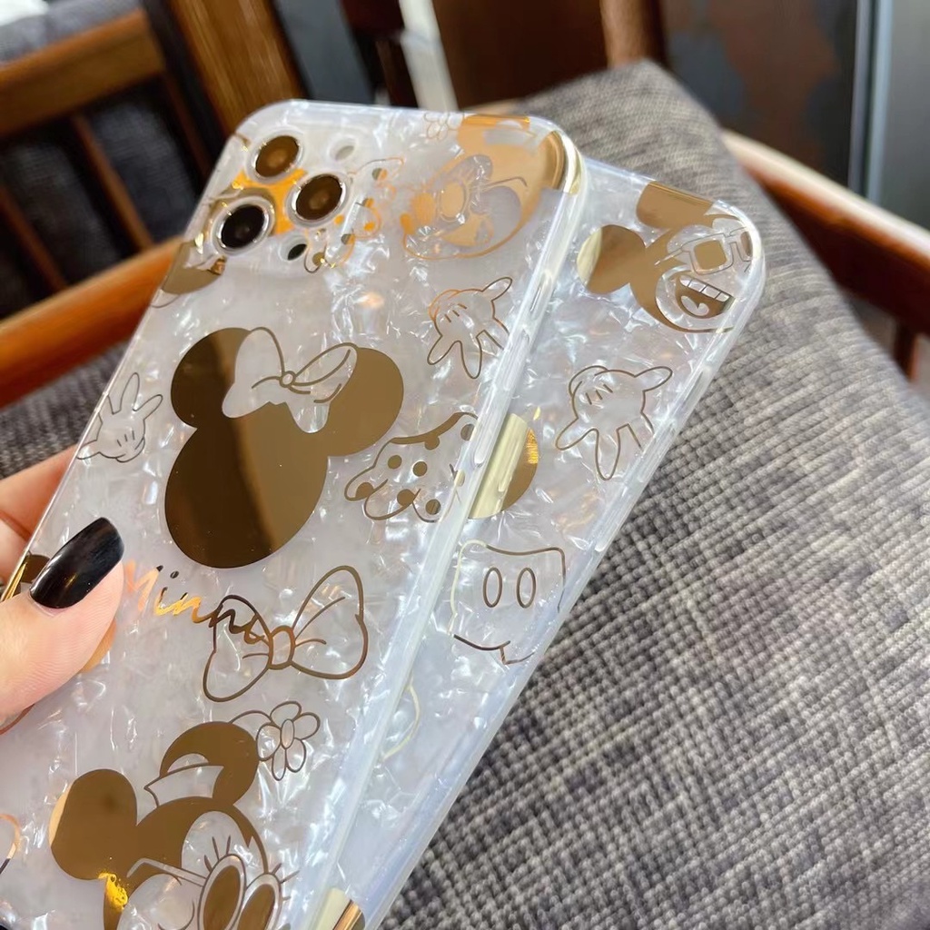HUAWEI Ốp Điện Thoại TPU Mềm In Hình Mickey / Minnie Cho Iphone 6 7 8 Plus Xs Max Xr 11 12 13 14 P30 P40