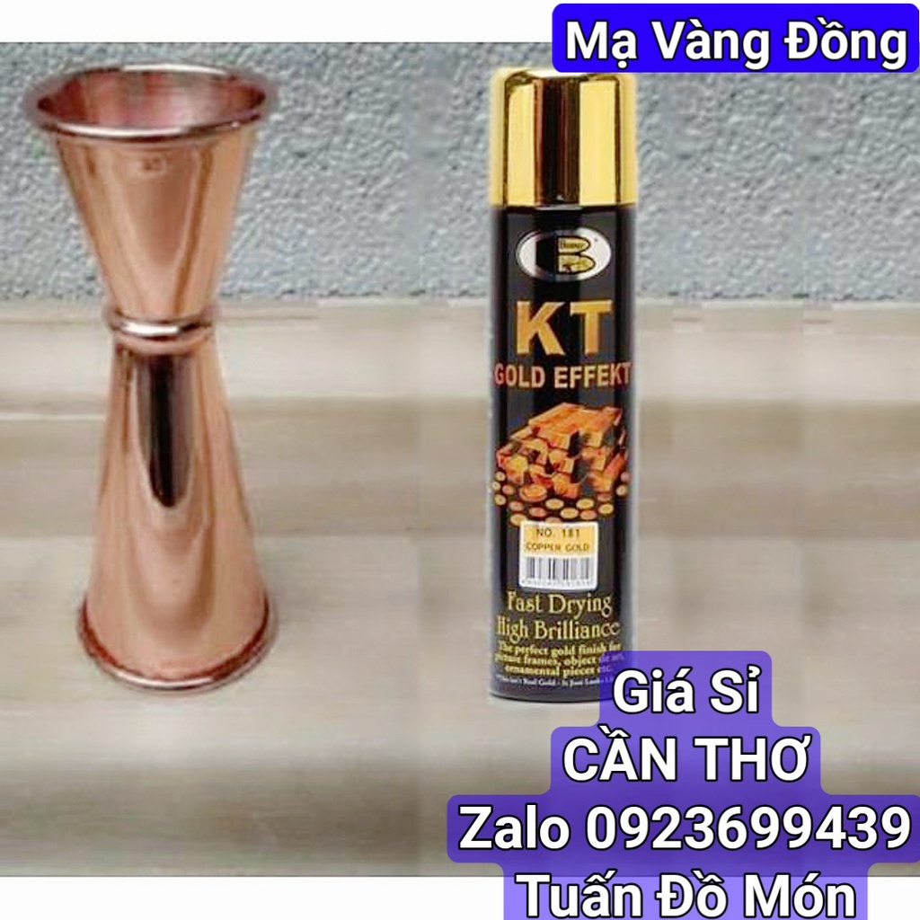 Sơn xịt phun mạ vàng (KT GOLD EFFECT) &amp; crom (chrome) Bosny 100% hàng thái lan chính hãng