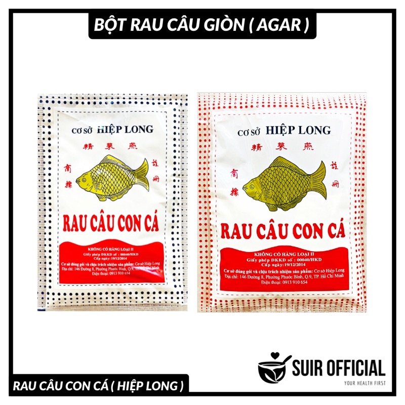 Bột Rau Câu Giòn  / Mỹ Hoà / Hải Long / Việt Xô / Hiệp Long / Duy Mai / Gói  & Gói  / Chính Hãng