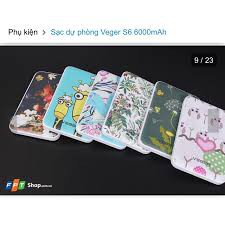 Sạc dự phòng Veger S6 6000mAh