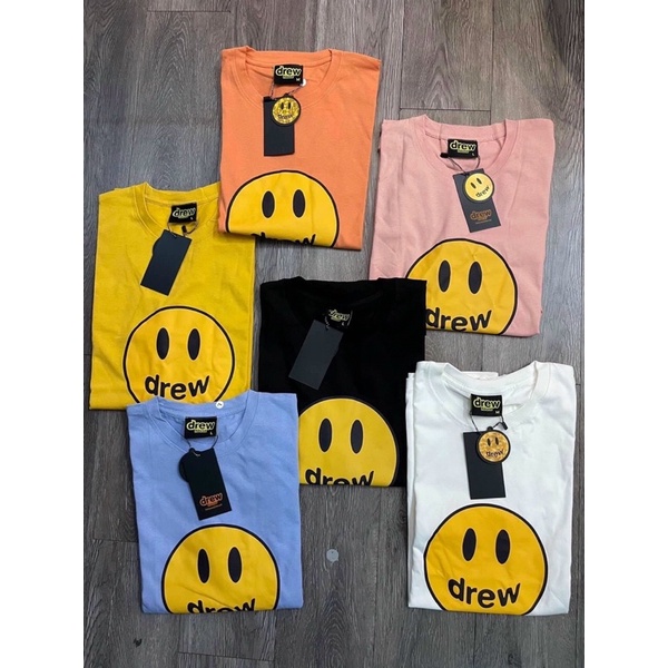 Áo thun unisex DREW HOUSE SMILE Full tag + túi zip | BigBuy360 - bigbuy360.vn
