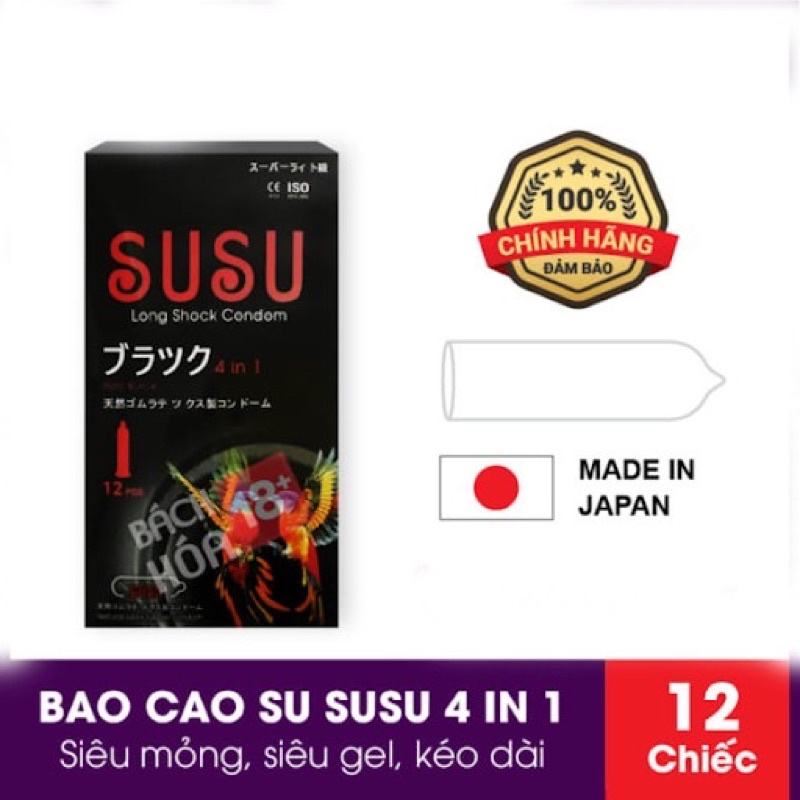 Bao cao su gai kéo dài thời gian nhập khẩu nhật bản SACUCO SM1