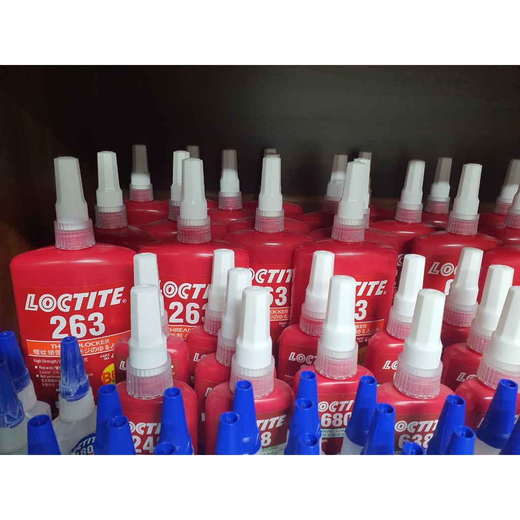 KEO DÁN KHÓA REN BULONG LOCTITE 263 MEDIUM STRENGTH OIL TOLERANT THREADLOCKER 50ML/250ML
