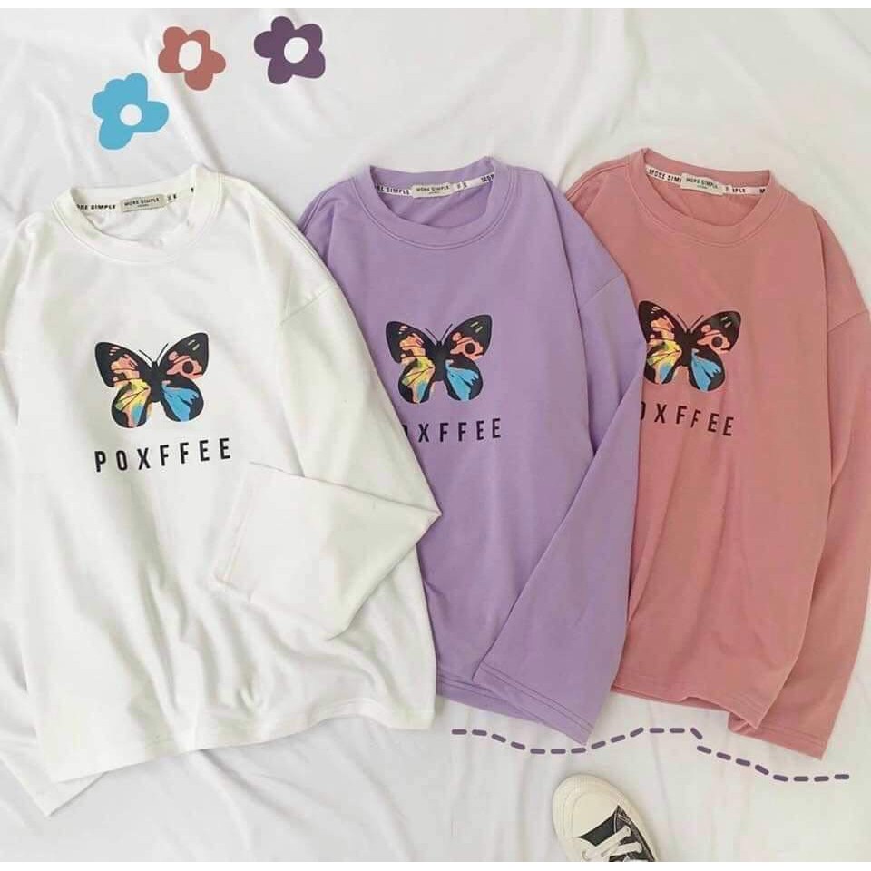 Áo Sweater Nữ Butterfly lót bông | BigBuy360 - bigbuy360.vn