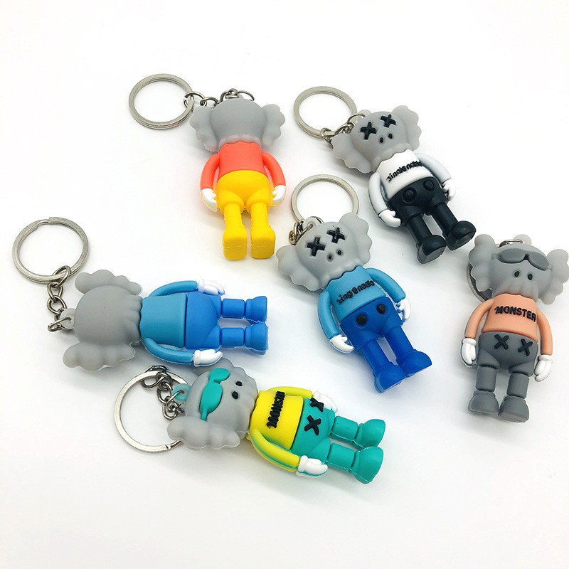 Móc khóa Kaws Seasame Street-Móc Khóa Hình Nhân Vật Kaws-Móc khóa hình cặp đôi Sesame Street kaws cá