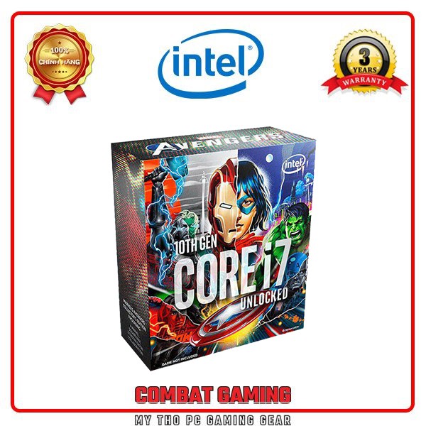 CPU Intel Core i7 10700K Avengers Edition Box Chính Hãng