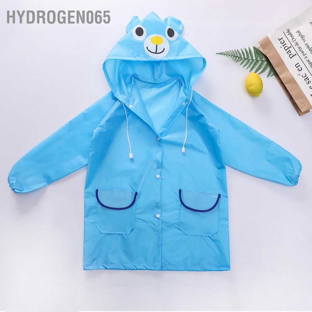 Hydrogen065 Mô hình động vật Áo mưa trẻ em Phim hoạt đầy màu sắc Thân thiện với môi trường học sinh