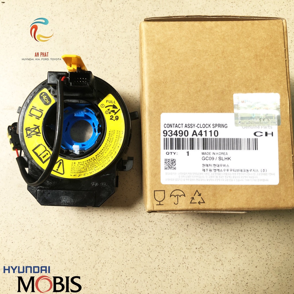 Cáp còi có túi khí HYUNDAI I10 93490A4110 chính hãng HUYNDAI MOBIS HÀN QUỐC