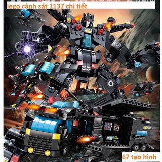 Bộ đồ chơi xếp hình lego cảnh sát,lắp ghép oto, robot, lắp ráp xe swat
