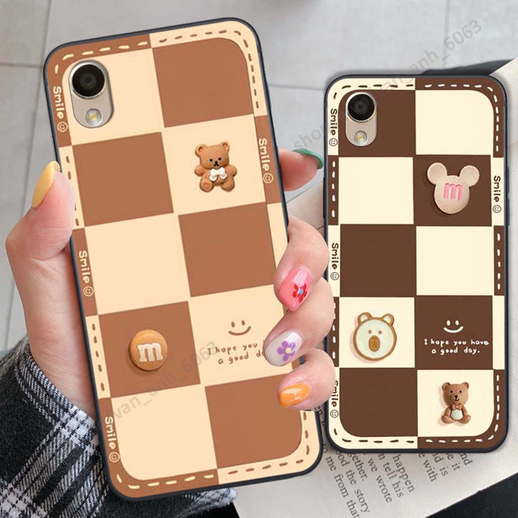 Ốp lưng Oppo A37 / Neo 9 / F1 Plus hình gấu, kẹo dễ thương cute