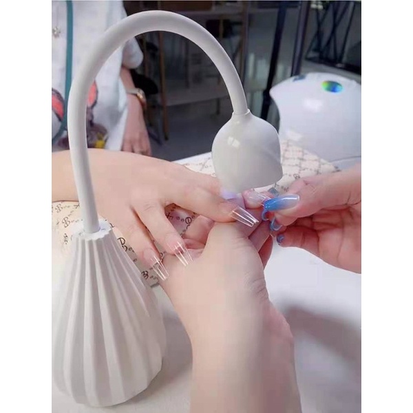 máy hơ gel tích điện bông hoa 12w