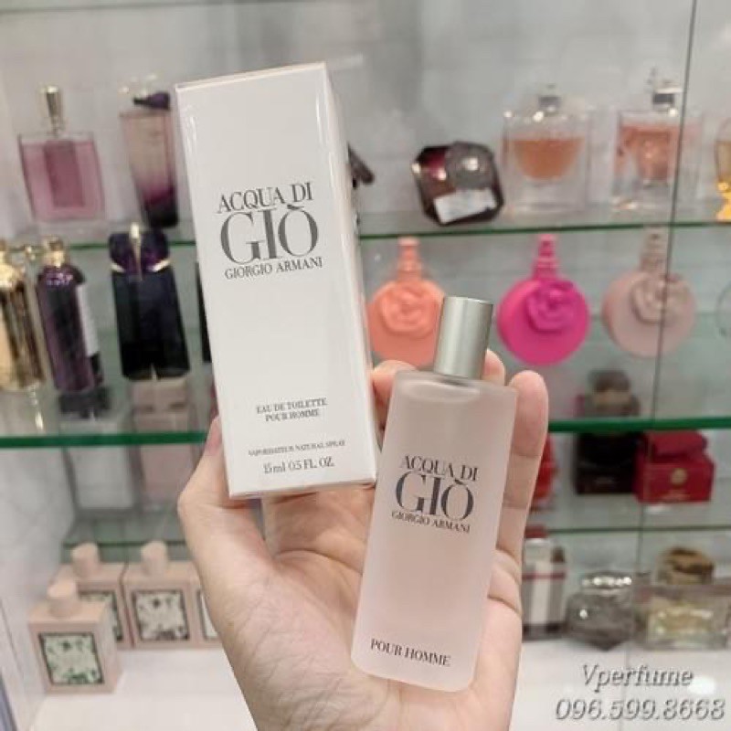 [Mã 1512FMCGSALE giảm 8% đơn 500K] [𝗦𝗔𝗟𝗘]..::✨ Nước hoa Nam mini ACQUA DI GIÒ EDT - 15ml ✨::.. | BigBuy360 - bigbuy360.vn