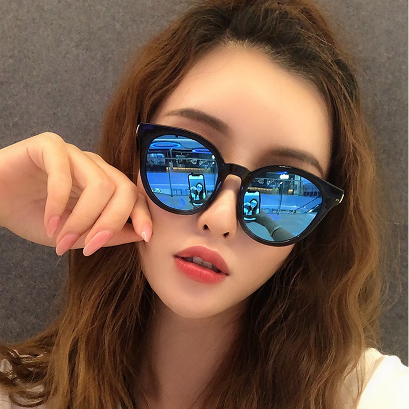 Kính mát gọng tròn phong cách cổ điển cho nữ