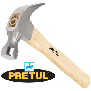 Búa nhổ đinh cán gỗ 450g 16oz cán gỗ Truper PRETUL MP-16 Made in Mexico