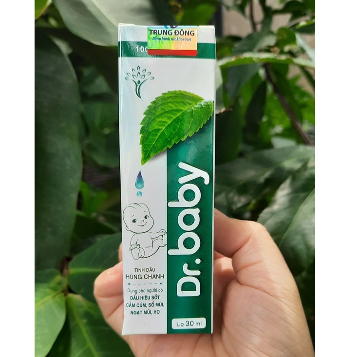 Tinh Dầu Húng Chanh Dr Baby 30ml