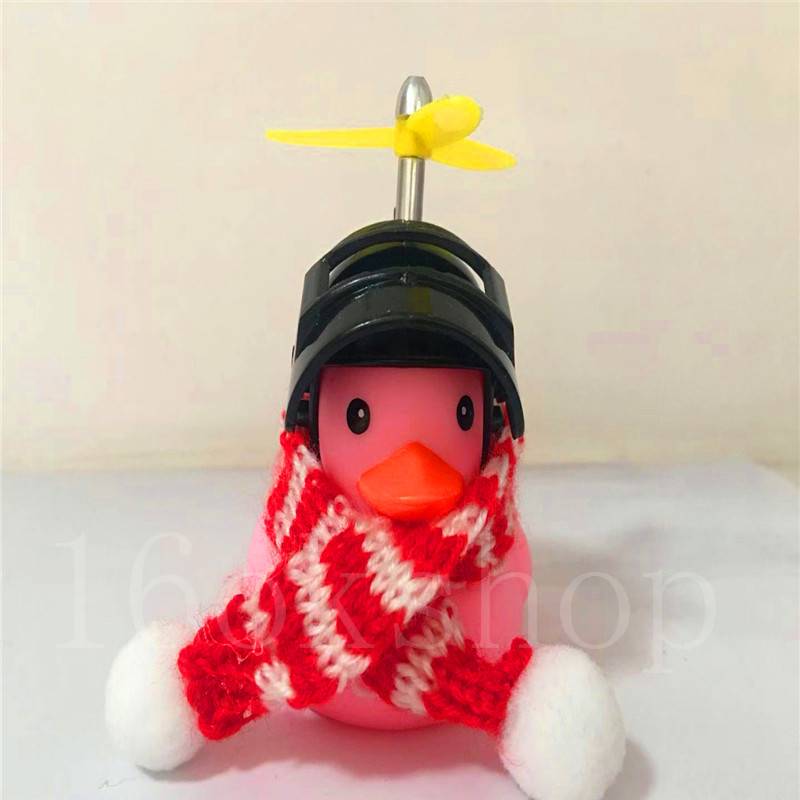 Chú vịt cao su gắn trang trí mũ bảo hiểm đáng yêu