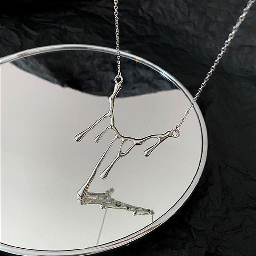 Vòng Cổ Choker Đính Đá Hình Giọt Nước Thời Trang