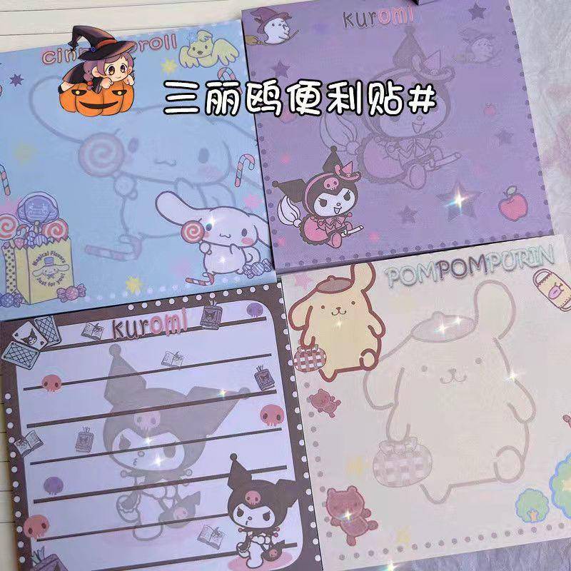 Sanrio mymelody Kuromi Cinnamoroll Giấy Dán Ghi Chú Đánh Dấu Trang Sách Thiết Kế Đáng Yêu Cho Trẻ Em