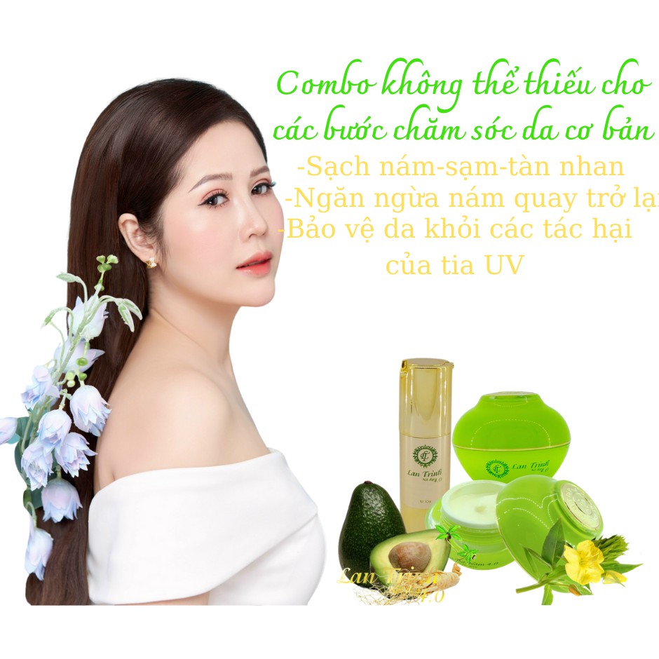 COMBO 2 Món : Kem Face Nám + Kem chống nắng - TẶNG NGAY 2 MẶT NẠ BƠ QUEEN SKIN HOẶC 1 SỮA TẮM BƠ