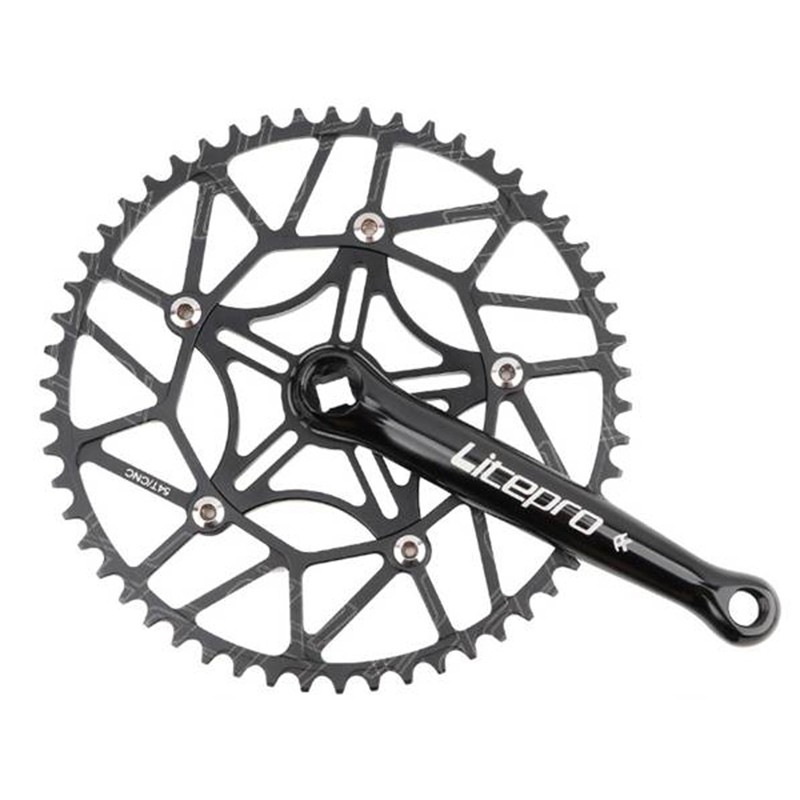 High Quality Litepro Folding Bike Crankset Chainwheel 50T Single Speed Crankset