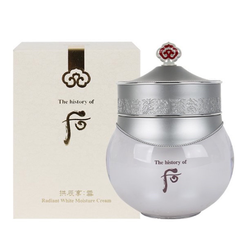 Lọ kem dưỡng trắng Whoo radiant whitening tách sét