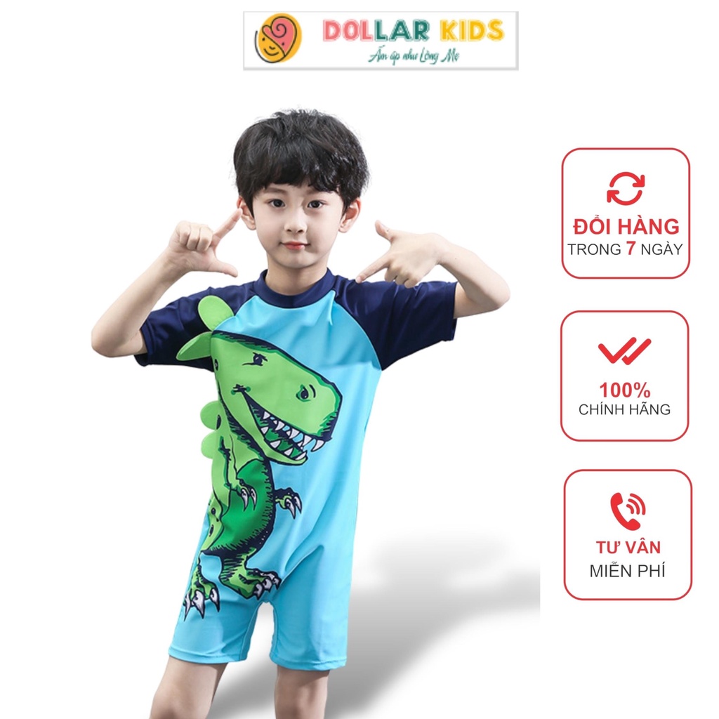 Bộ Đồ Bơi Bé Trai Dollarkids In Hình Khủng Long Dễ Thương Danh Cho Trẻ Từ 10kg Đến Size Đại