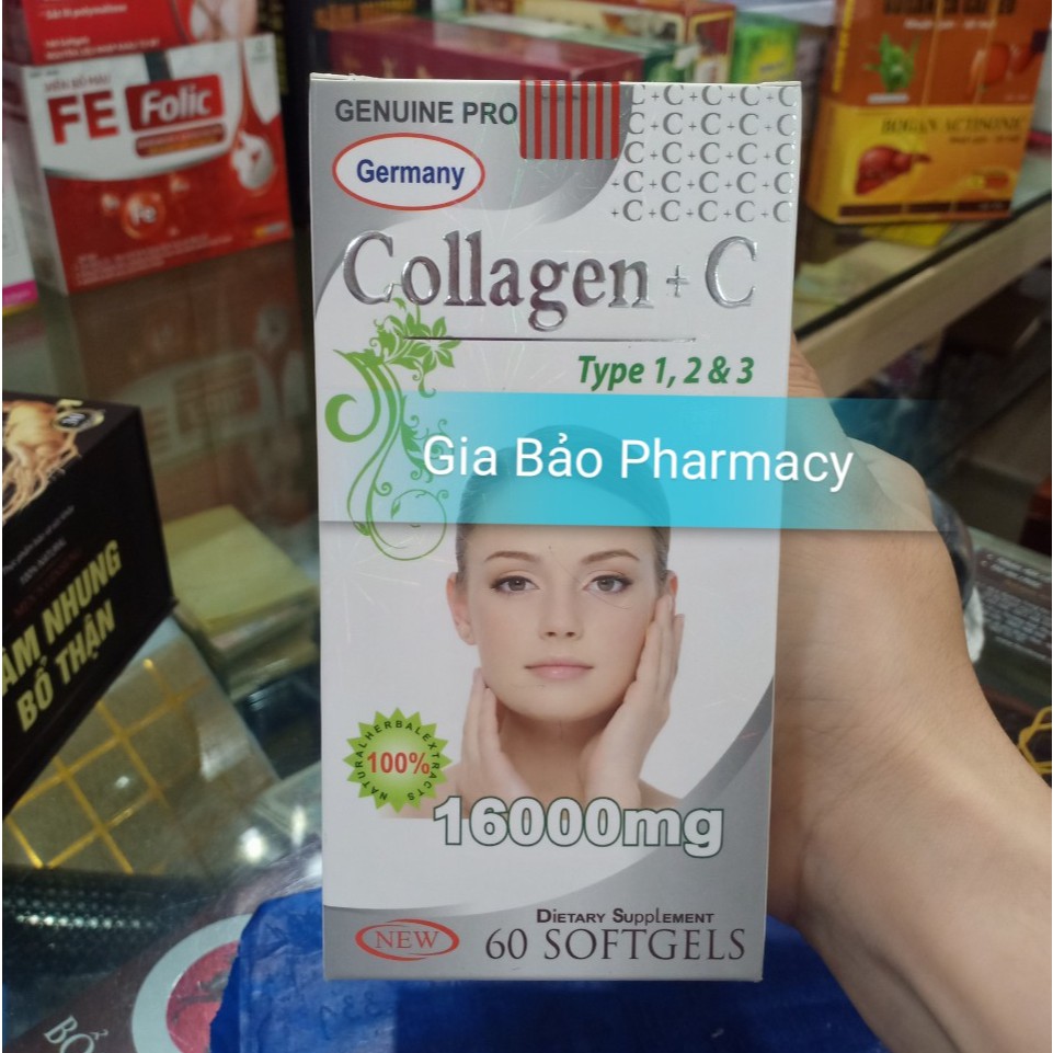 COLLAGEN + C 16000mg giúp đẹp da,chống lão hóa níu lại vẻ thanh xuân