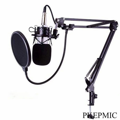 Bộ giá đỡ mic đa năng kẹp cạnh bàn chuyên dụng cho phòng thu, live stream, chân kẹp mic đa năng (chưa kèm mic,và lọc mic