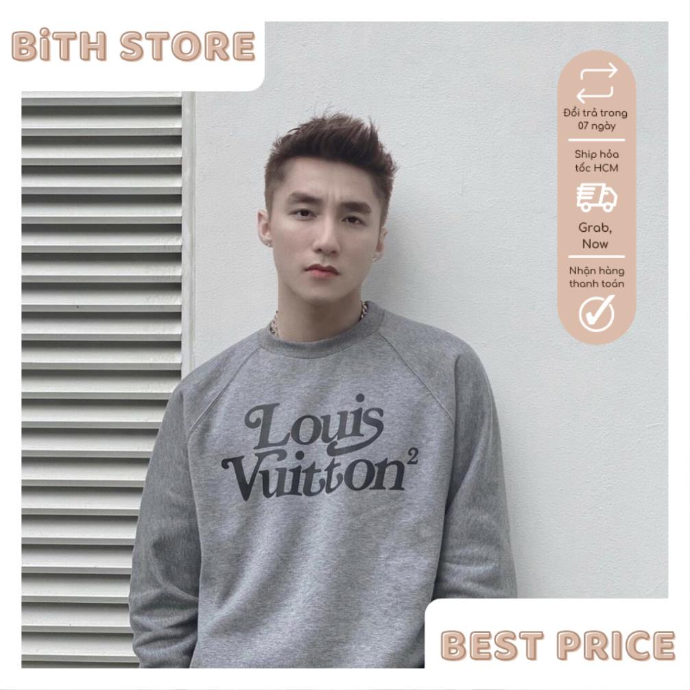 Áo Sweater Nam LouisVuitton Thu Đông Ấm Áp Chất Nỉ Da Cá Cao Cấp Cho Mùa Đông