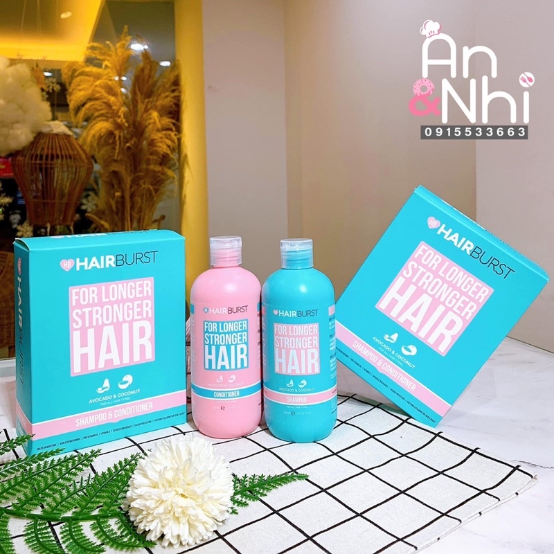 Dầu gội xả Hairburst Mọc tóc