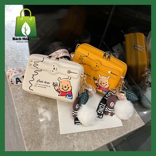 Túi đeo chéo nữ nhiều ngăn đi chơi mini da mềm cá tính giá rẻ BH066