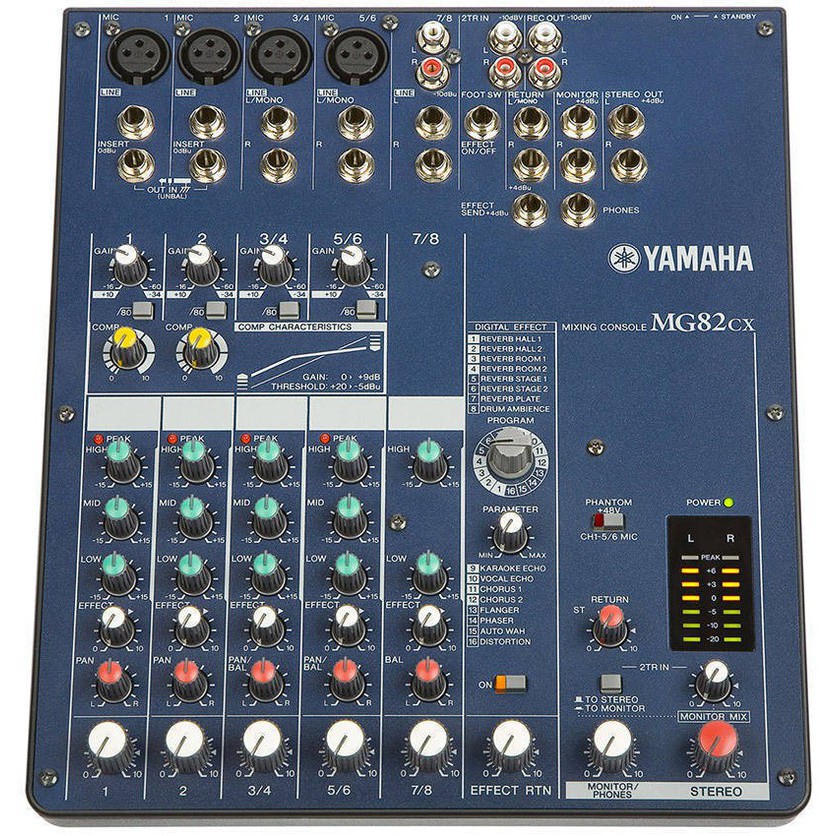 Bộ Mixer bàn Yamaha MG82CX hàng chính hãng