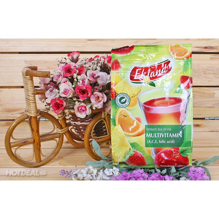 Trà hoa quả Ekland nhập khẩu Ba Lan gói 300gram (giải nhiệt mùa hè, bổ sung vitamin C tăng sức đề kháng)