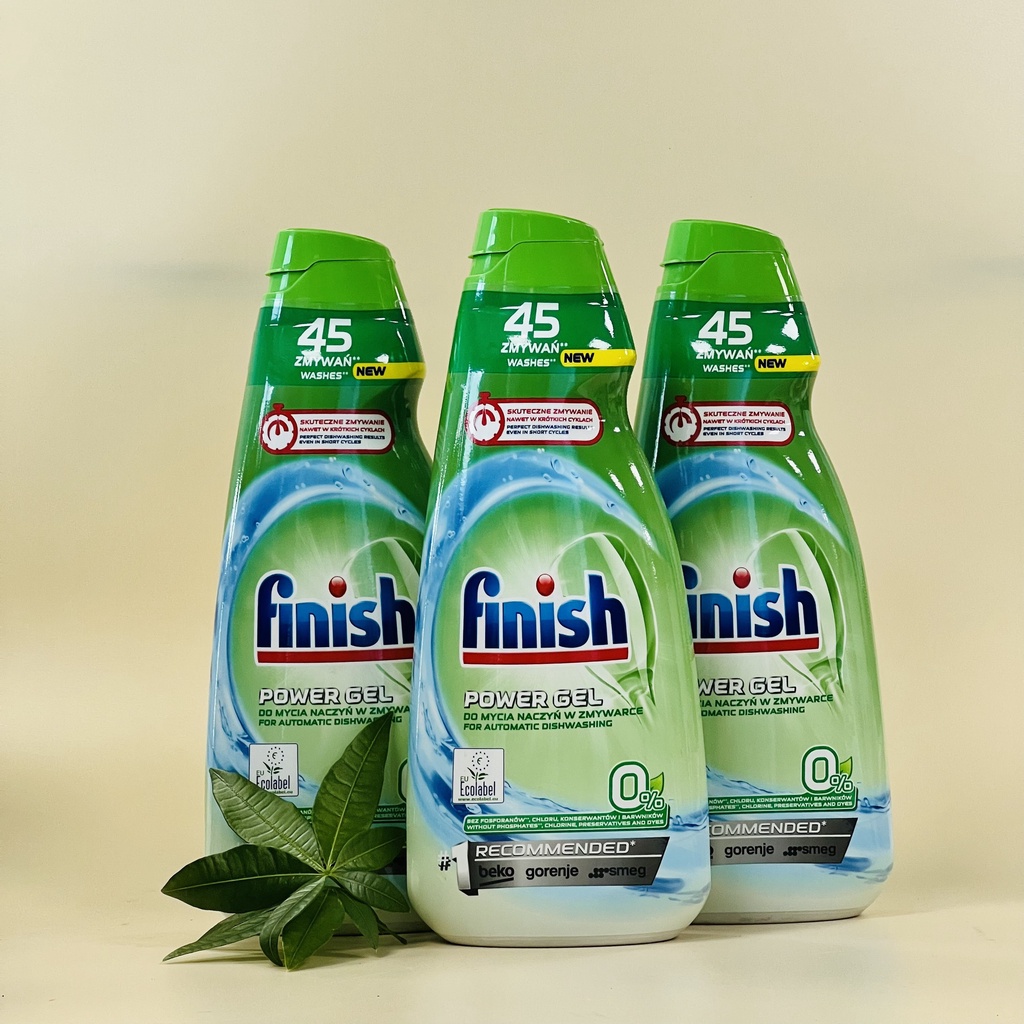 Gel rửa chén bát Finish các loại, dùng cho máy rửa bát nhập khẩu Đức